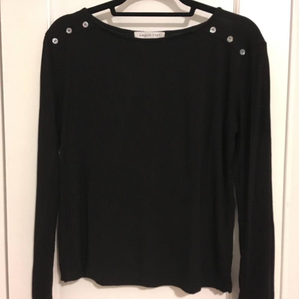 Amour Vert top with button detailing